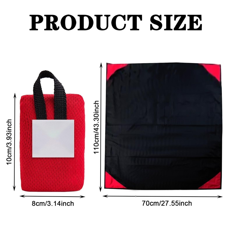 GWAWG Picnic Blanket Waterproof 70 * 110cm/27.5 * 43.3in Beach