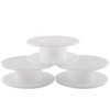 JCBIZ 12pcs 55mm Plastic Spool White Bobbin Empty Spools for