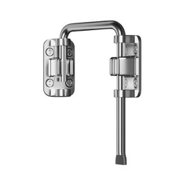 ETEKJOY Patio Sliding Door Loop Lock 2-3/8 Inch U-Shaped Latch Hook Lock for Window Barn Garden Fence Gate Shed Garage Screen Door Increase Home Security Child Safety (Satin Nickel)