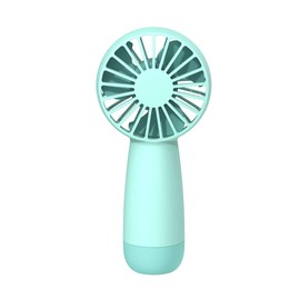 Mottinhill Handheld Portable Mini Fans for Travel, 4800mAh Rechargeable Battery Operated, D105B Blue (Green)