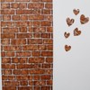 Coavas Brick Wallpaper Peel and Stick Red Faux Brick Contact