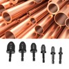 6 Piece Tube Expander Set Hex Handle Pipe Drill Copper