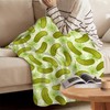 Newhomestyle Dill Pickles Throw Blanket Soft Warm Cozy Lightweight Decorative
