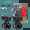 AFEISOL Black RX-LOX-PM Pack Mount with Keys Locking 2Pcs Fit