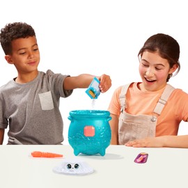Magic Mixies Magical Gem Surprise Water Magic Cauldron - Reveal a Non-Electronic Mixie Plushie and Magic Ring with a pop up reveal from the Fizzing Cauldron
