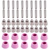 Amico CUT5060-050, 50 Pcs Plasma Torch Consumables: 20 Nozzles, 20