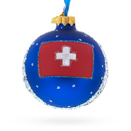 Matterhorn, Zermatt, Switzerland Glass Ball Christmas Ornament 3.25 Inches