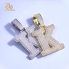 [Buy One Get Free Necklace] Delzzad Hip Hop Large Letter