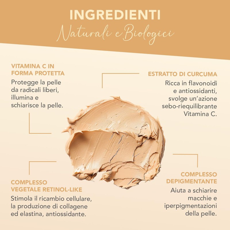 GOLD CLAY ORGANIC MASK ILLUMINATING Gesichtsmaske für reife Mischhaut, 50