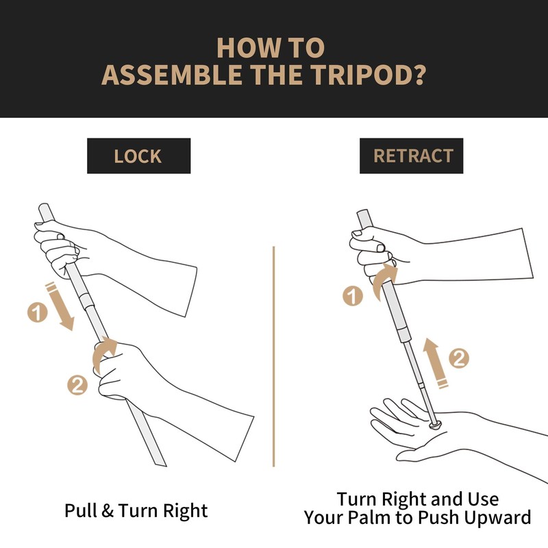 Fotopro 101CM Tripod Phone Travel Tripod for Camera FY 583