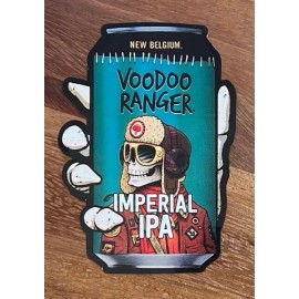 New Belgium Voodoo Ranger Juice Force (2) & Imperial IPA (1) Foil Stickers - NEW