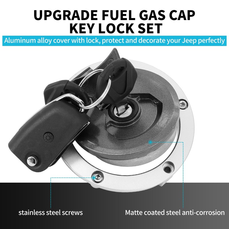 Tektall Ignition Switch Fuel Gas Cap Key Lock Set 35010-K26-B03