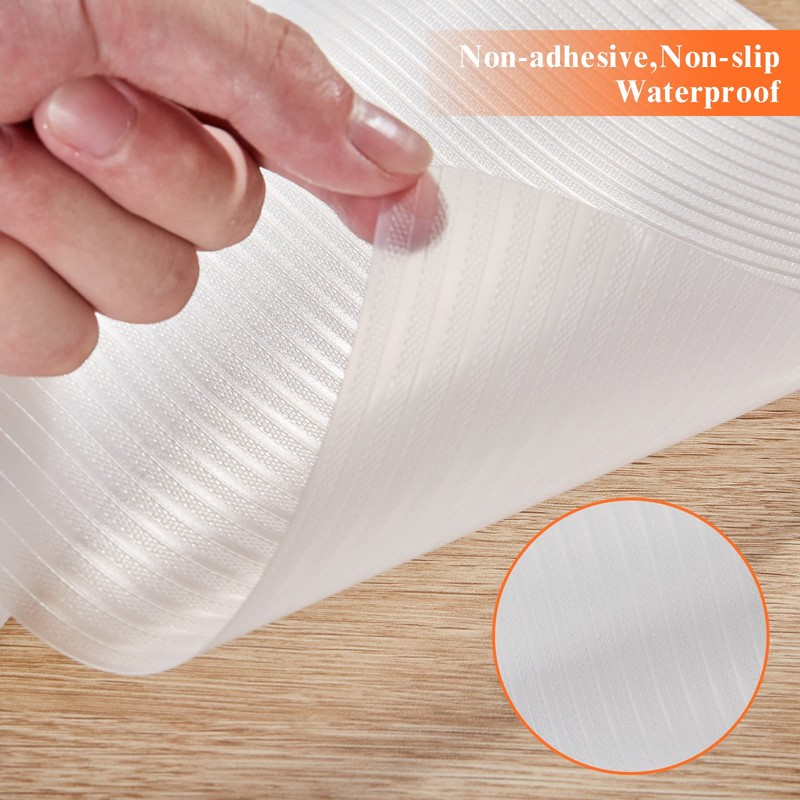17.5 Inches x 20 Ft Refrigerator Liners Shelf Liner, Fridge