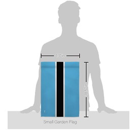 Americana Home & Garden Botswana Garden Flag Set with Stand Regional Nation International World Country Particular Area House Decoration Banner Small Yard Gift Double-Sided, Made in USA