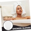 FOMIYES 4pcs Body Scrub Glove Exfoliating Mitt Shower Mitt Gentle