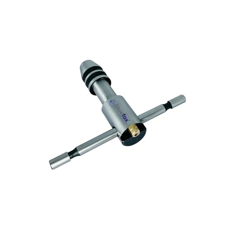 BLUEFOX TOOLS Reversible Ratchet T-Handle Tap Wrench - (5/32'' to