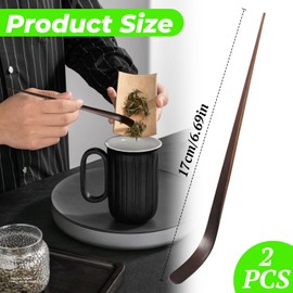 Alovez Set of 2 matcha spoons tea spoon tea exclusive matcha stirrer matcha accessories for ceremonial matcha tea preparation