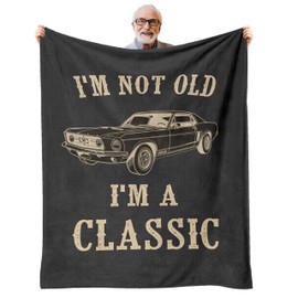 AJIIUSV Gifts for Men, Birthday Gifts for Men, Retirement Gifts for Men, Funny Older Men Gift Ideas, Fathers Day Blanket Gifts for Men Grandpa Dad Husband, Throw Blanket 50" X 60"