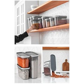 FEEL A LIVE Kit 5 Tupper Para La Cocina Y Tener Una Mejor Organización                                                                                