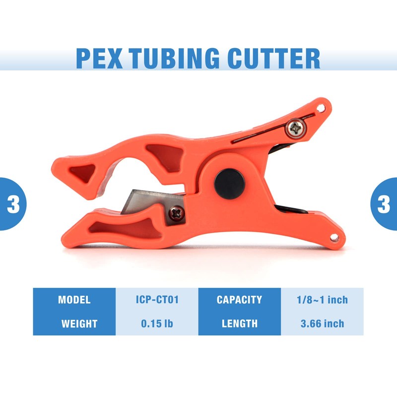 iCrimp PEX Expansion Tool Kit with 3/4 Inch Auto Rotation