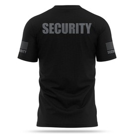 13FA Security Cotton Blend Shirt | USA Patriotic Durable Tee | Soft Comfort. Perfect for Strength Training, Workouts.