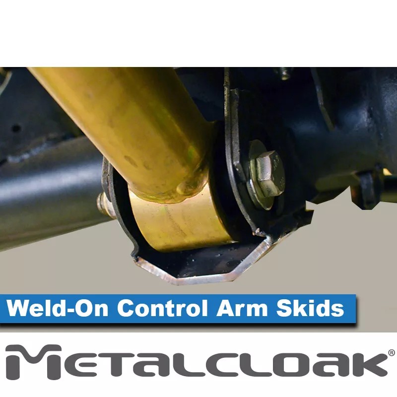 Metalcloak Lower Front Control Arm Skid Plates for Jeep Wrangler