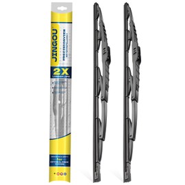 JINGOU 22''+22'' Wiper Blades, Compatible with Ford F-150 2009-2022 Premium All-Season Windshield Wiper Blades-Driver and Passenger Side,Automotive Replacement Windshield Wiper Blade (Pack Of 2)