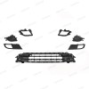 ROKY 7PC For Jetta 2015-2018 Black Bottom Mesh Grille &
