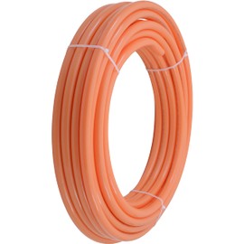 SharkBite 3/4 Inch x 100 Feet Orange PEX Pipe, Oxygen Barrier Flexible Water Tubing for Radiant Heating, U870O100