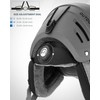 OutdoorMaster Kelvin II Ski Helmet - Snow Sport Helmet Snowboard