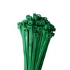 HORZEFIX Cable Ties Pack of 100 Green Long UV Resistant