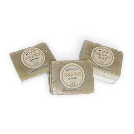 Goat Milk Soap for Sensitive Skin, 3 Pack, Nourishes & Soothes with Natural Oils (Oatmeal & Honey)