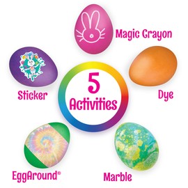 PAAS Easter Egg Decorating Bundle, Includes 1 Deluxe Kit, 1 Marble Egg Dying Kit, and PAAS Whiskers for Easy Easter Egg Dying, Food Safe Dye for Family Easter Activity (3 Piece Bundle)