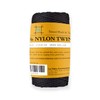 Just For Nets Twisted Tarred Nylon Bank Line Twine, Black,