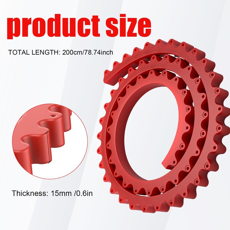 2 m Curve Ruler, Flexible Curve Ruler for Precise Woodworking,
