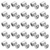 PATIKIL 5.3x6mm Wire Rope Clip 25 Metal Cable Clamp 3.5mm