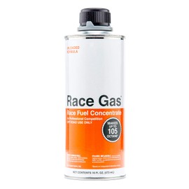 RaceGas 100016 Premium Race Fuel Concentrate Increases Gasoline Up to 105 Octan, 6 Pack