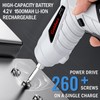 Electric Screwdriver Cordless, Goldsea 4.2V 3.5N.m 1500mAh Battery Rechargeable via