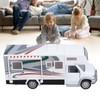 1/32 Kids RV Toy Sound Light Opening Doors Simulation Educational