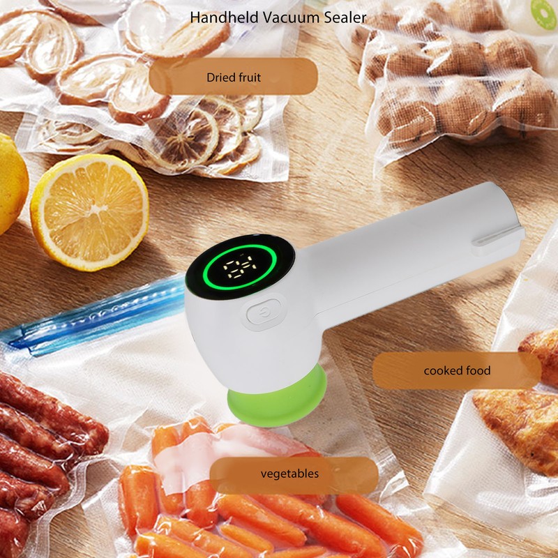 Vacuum Sealer Machine Cordless Handheld Multifunctional Food Vacuum Sealer with