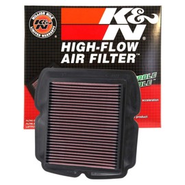 K&N Filtro de aire del motor: alto rendimiento, premium, filtro de aire Powersport: compatible con SUZUKI 2003-2009 (SV650, SV650S, SV650SF, SV1000S, SV650A ABS, SV1000) SU-6503