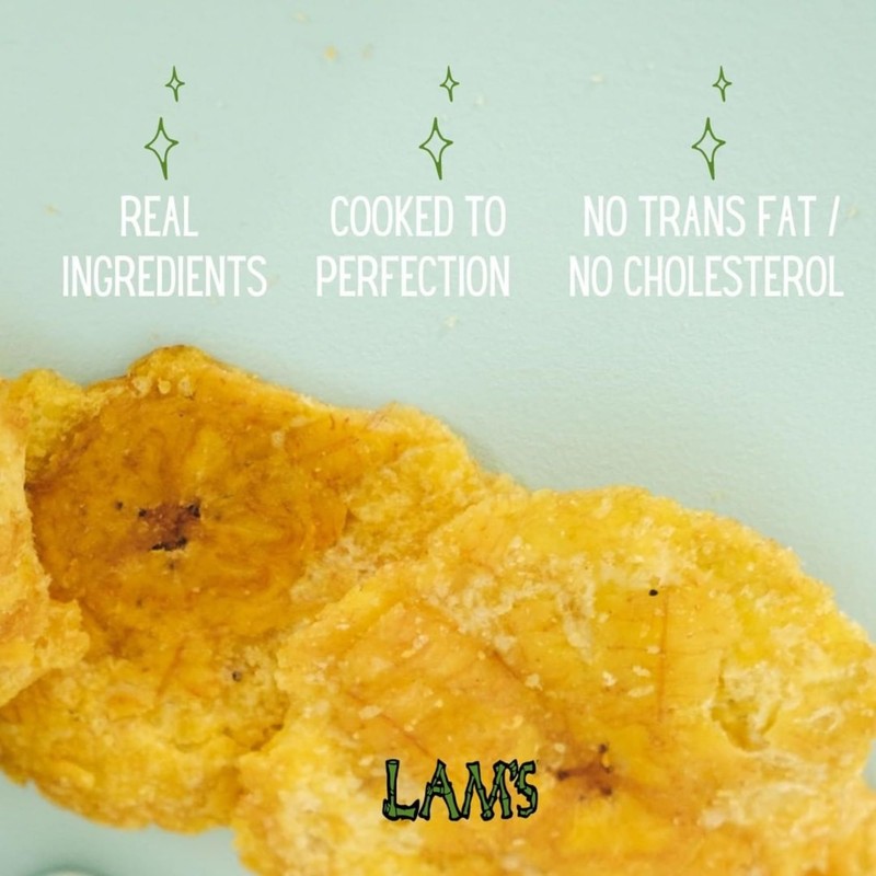Lam's Tostones Garlic, No Trans Fat, Gluten Free, 4 oz,