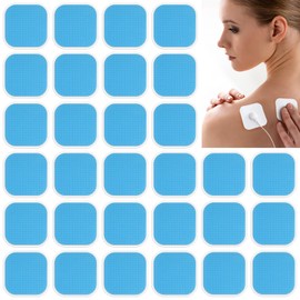 HavaCue Pack of 30 Gel Pads, EMS Gel Pad Muscle Stimulator Replacement Parts, Abs Trainer Replacement Gel for Trainer Abdominal Trainer Electric Muscle Stimulation, Gel Pads Multifunctional, Hydrogel