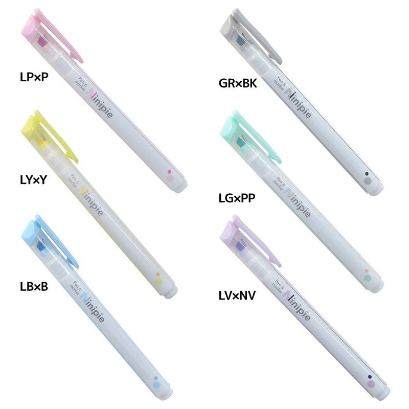 Ninipie Color Pen Needle Pen & Marker Pen [LB x