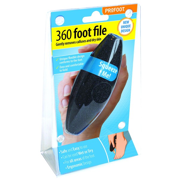Profoot 360 Foot File - Hard Skin Remover - Smooth Away Hard Callus and Dead Skin