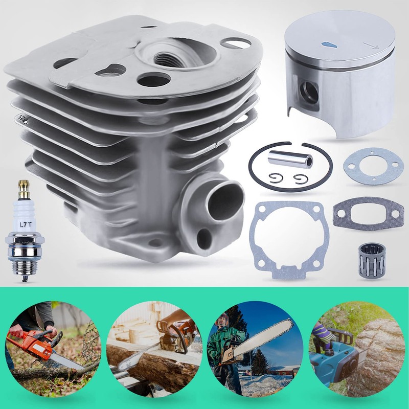 Adefol 46mm Nikasil Cylinder Piston Kit for Husqvarna 51 55