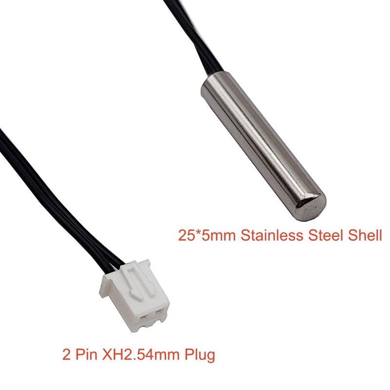 Haldzemo 10K 1% 3950 NTC Temperature Sensor Probe 1 Meter