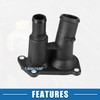 A ABSOPRO Coolant Thermostat Housing Cover for Ford Focus Plastic