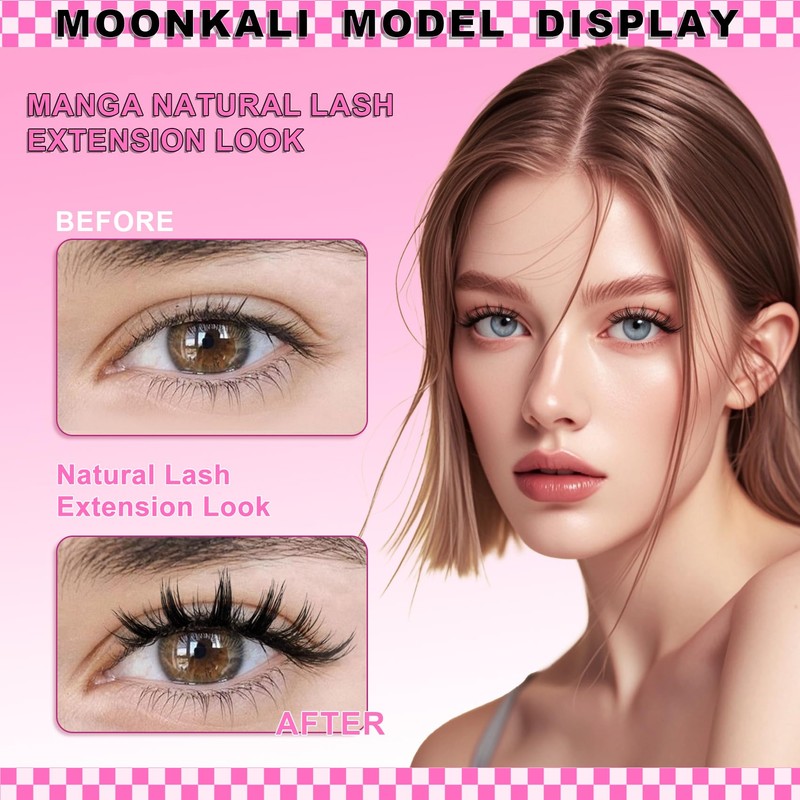 Manga Lash Clusters Wispy Fairy Cluster Eyelash Extensions 10-16MM Eyelash