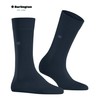 Burlington Bloomsbury Socks Opaque Warming Effect Virgin Wool, Blue (navy
